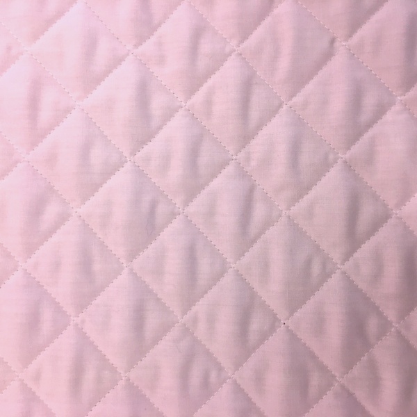 Quilted Polycotton BABY PINK